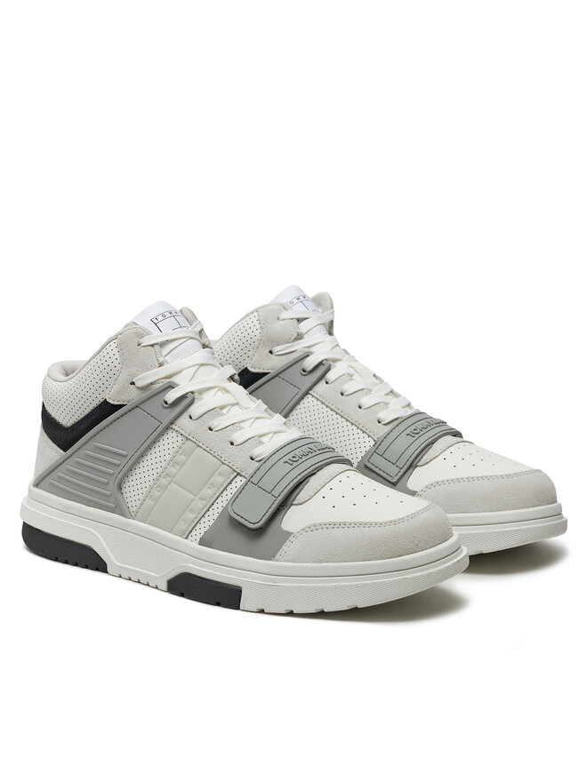 Tommy Jeans Sneakersy Tommy Jeans The Brooklyn Urban Mid EM0EM01415 Szary