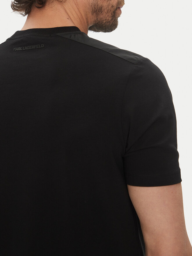 KARL LAGERFELD KARL LAGERFELD Camiseta 755037 552221 Negro Regular Fit