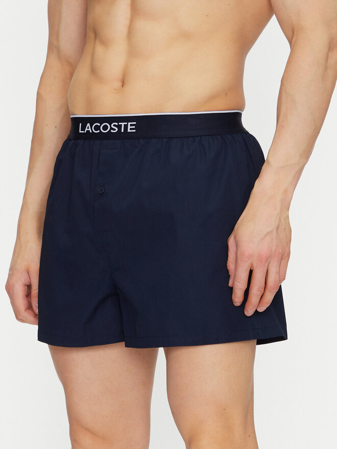Lacoste Lacoste 3 darab boxer 7H1283 Sötétkék