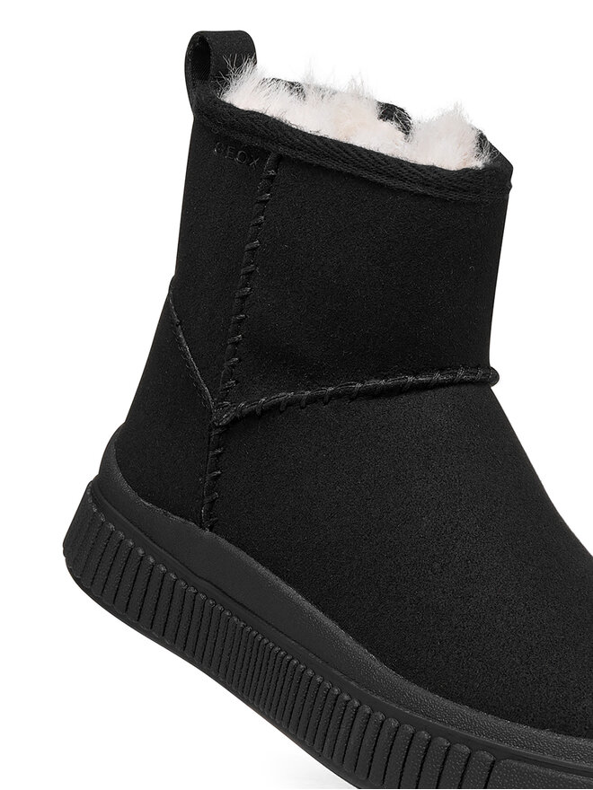 Geox Stiefel Geox J Laquinny Girl J56M3C 000AU C9999 S Schwarz