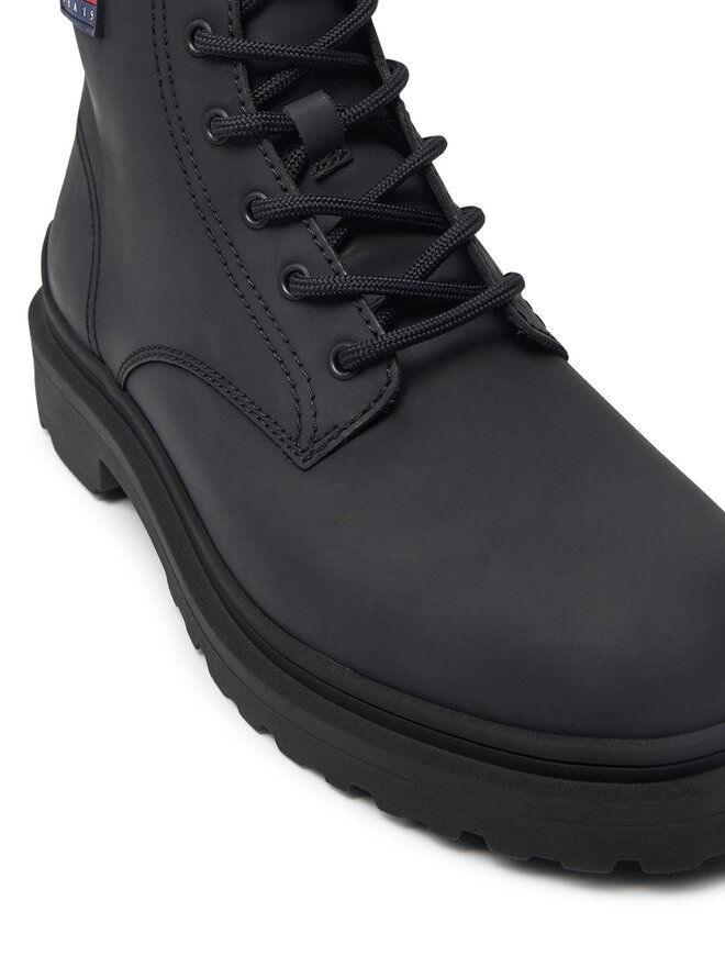 Tommy Jeans Schnürstiefeletten Tommy Jeans EM0EM01447 Schwarz