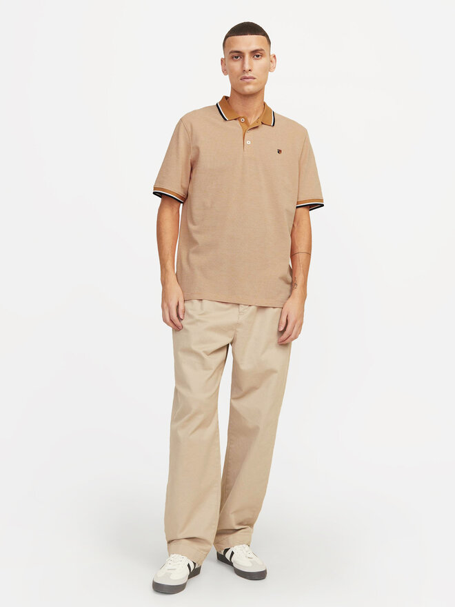 Jack&Jones Jack&Jones Polo marškinėliai Bluwin 12169064 Oranžinė Regular Fit