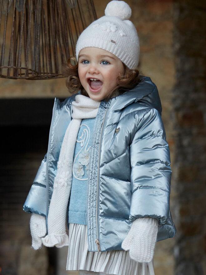 Conjunto gorro bufanda y guantes Mayoral 10.535 Ecru zapatos.es