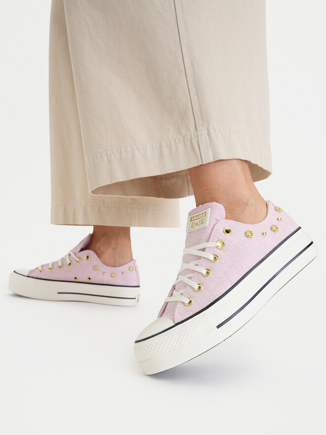 Converse Кеди Converse Chuck Taylor All Star Lift Platform Heathered Glam​ A17595C Рожевий