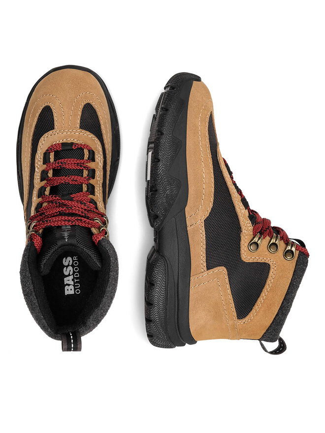 BASS OUTDOOR Schnürstiefeletten BASS OUTDOOR BA11F002 Braun