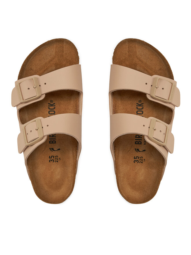 Birkenstock Шльопанці Birkenstock Arizona Birko-Flor 1027723 Бежевий