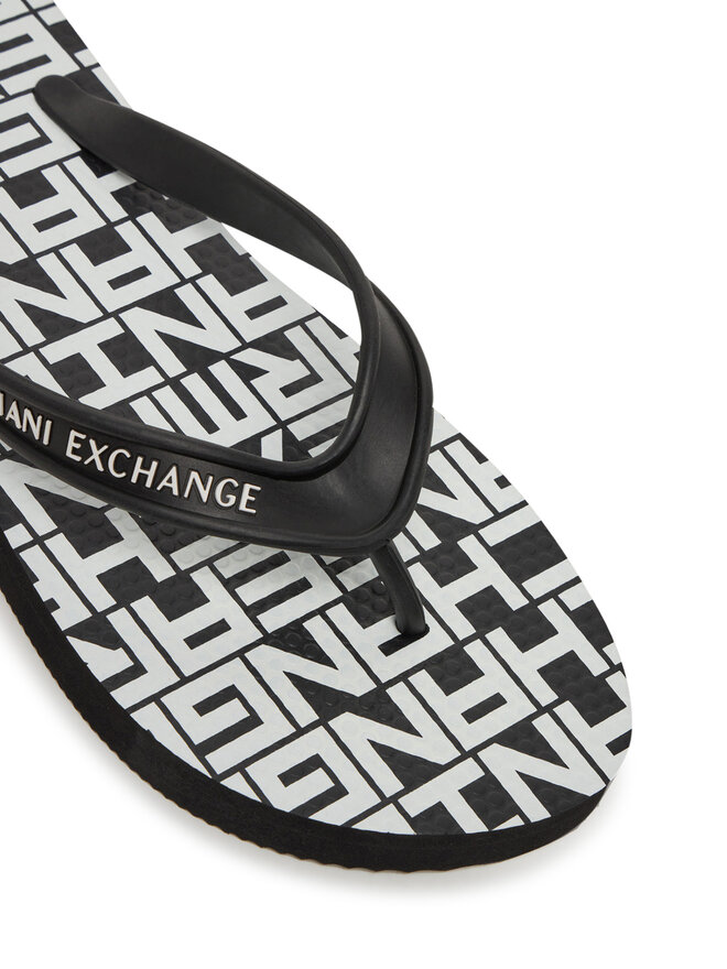 Armani Exchange Джапанки Armani Exchange XUQ002 XV676 N814 Черен