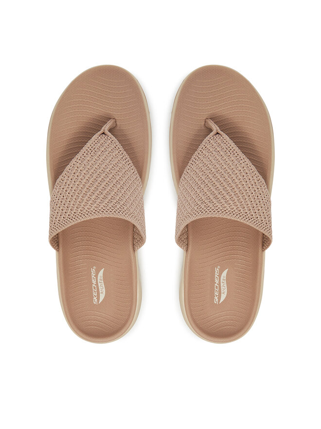 Skechers Japonki Skechers Go Walk Arch Fit 2.0 Sandal-Carrie 140861/TPE Beżowy