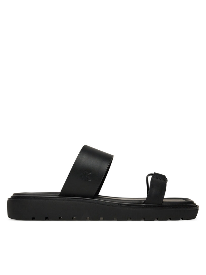 Calvin Klein Jeans Šľapky Calvin Klein Jeans Rope Sandal Soft Lth Mg YW0YW01864 Čierna