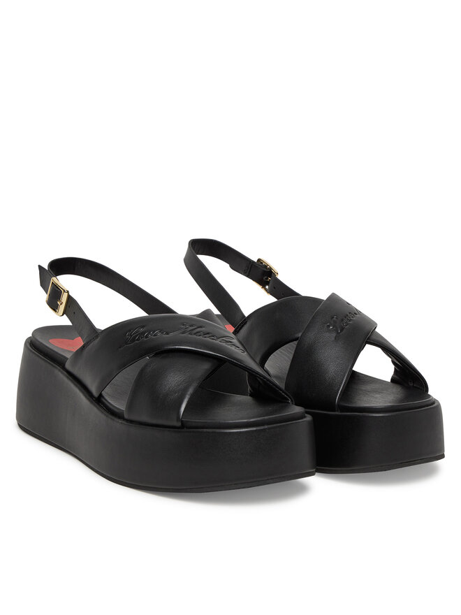 LOVE MOSCHINO Sandalen LOVE MOSCHINO JA16187I0MIA0000 Schwarz