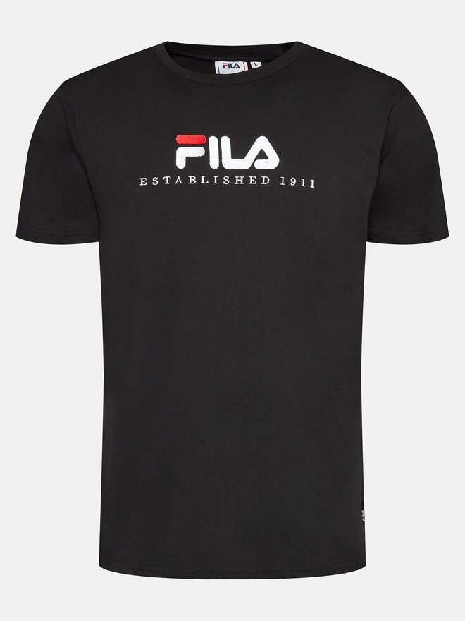 Fila Fila Marškinėliai FAU0147 Juoda Regular Fit