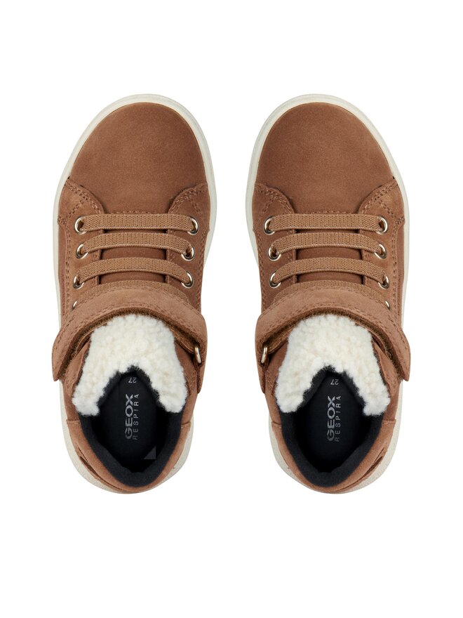 Geox Sneakersy Geox J Theleven Girl Wpf J36HYC 022BH C6627 M Hnedá