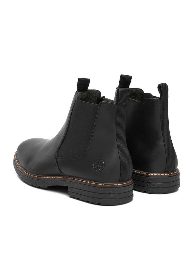 Rieker Schnürschuhe Rieker 33180-00 Schwarz