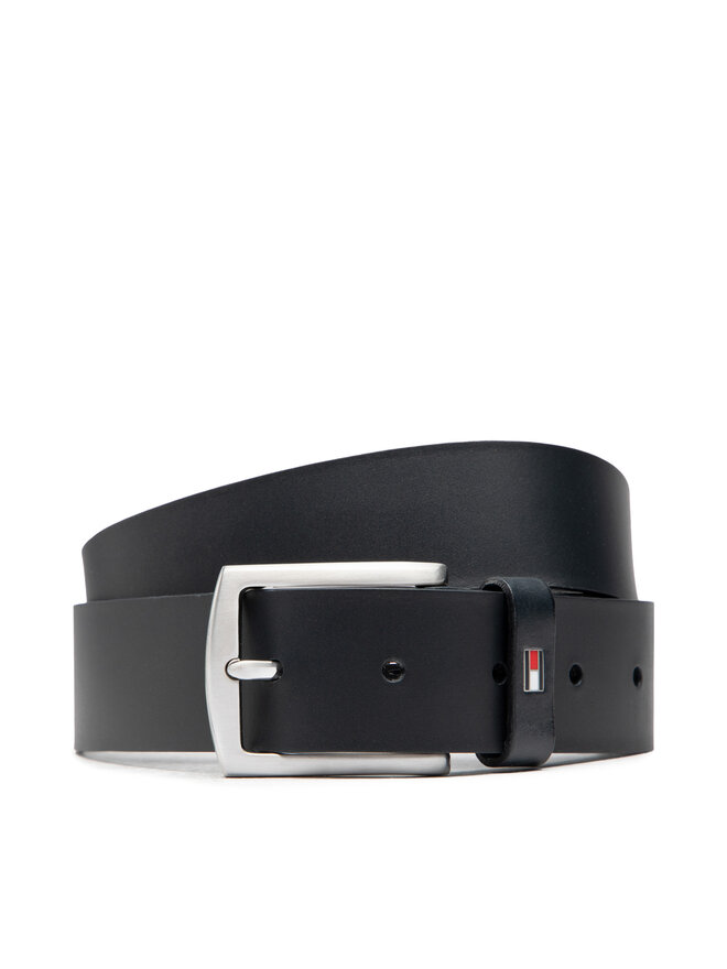 Tommy Hilfiger Cinturón para hombre Tommy Hilfiger New Denton 3.5 AM0AM08360 Negro