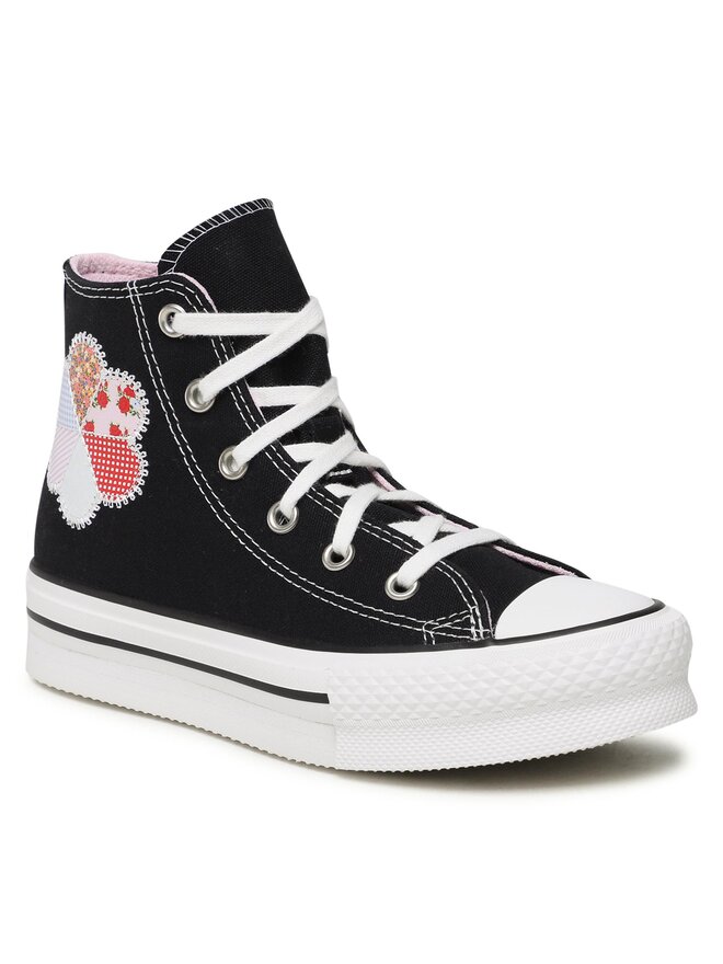 Converse Plátěnky Converse Chuck Taylor All Star Eva Lift Hi A05166C Černá