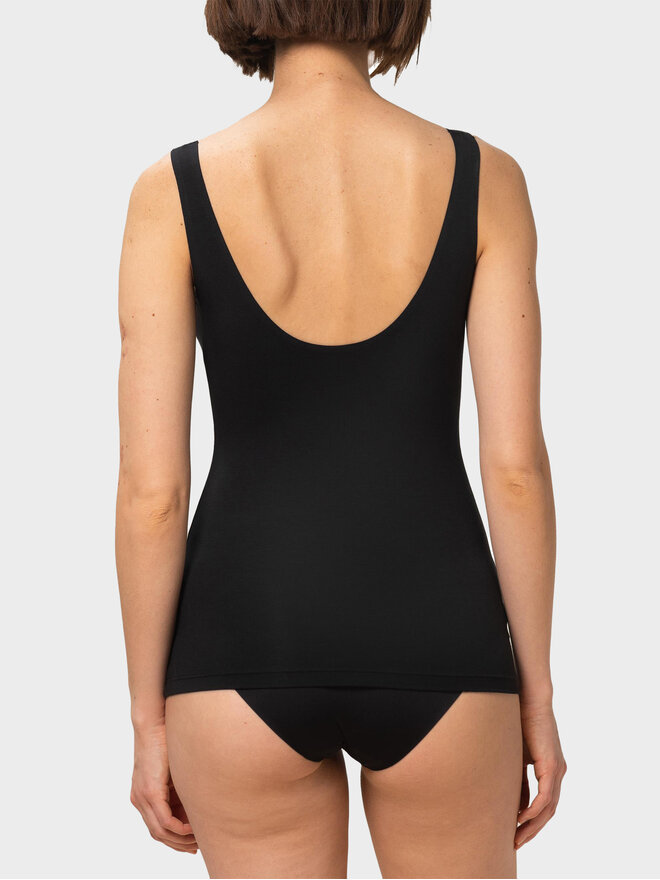 Triumph Triumph Τοπ Smart Natural 10213349 Μαύρο Slim Fit