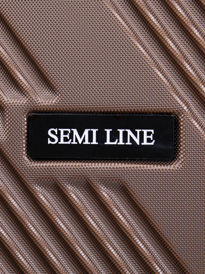 Semi Line Kabinový kufr Semi Line T5850-1 Hnědá