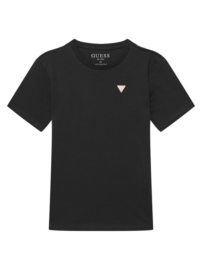 Guess Guess Marškinėliai L5YI38 K5M20 Juoda Regular Fit