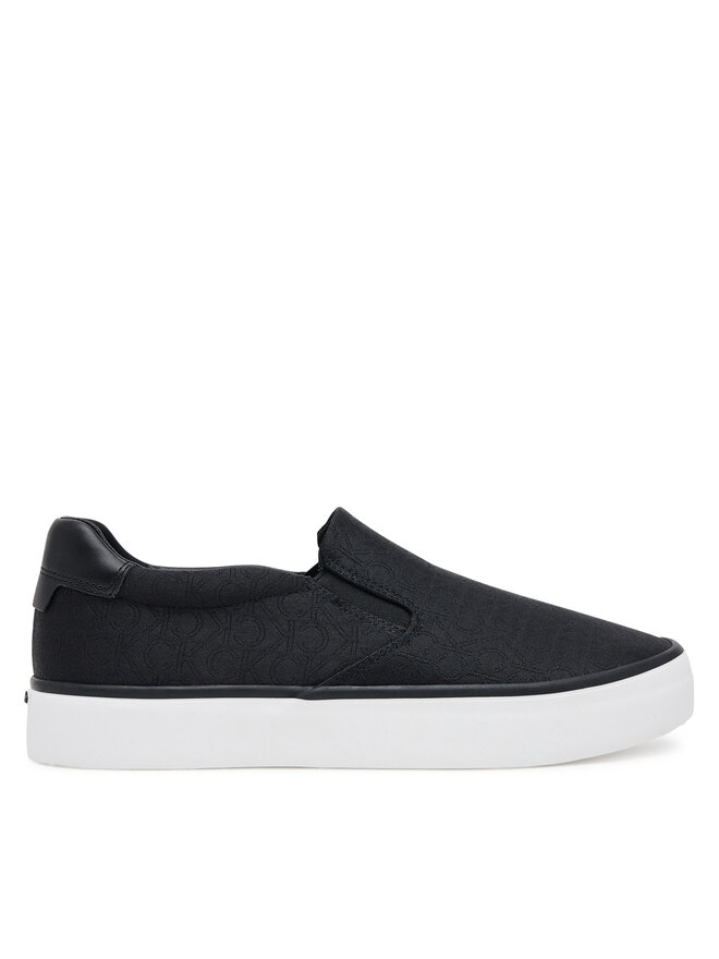 Calvin Klein Tenisówki Calvin Klein Vulc Slip On - Jacq HW0HW02411 Czarny