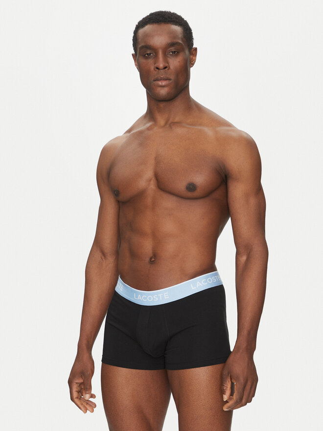 Lacoste Lacoste 3 darab boxer 5H1297 Fekete
