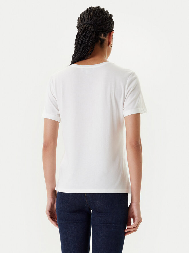 Morgan Morgan Camiseta 251-DVIBES Blanco Regular Fit