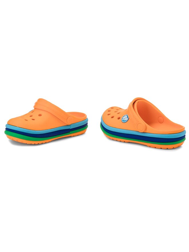 Crocs cb rainbow band clog discount