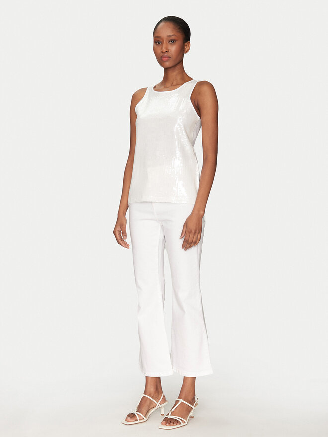 Marella Marella Top Terzo 2513941124 Weiß Slim Fit