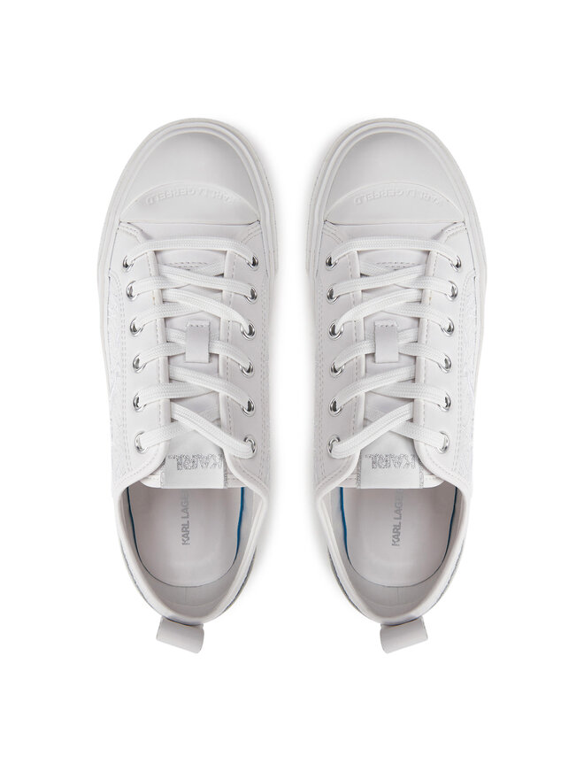 KARL LAGERFELD Trampki KARL LAGERFELD Kampus Max III KL60611F Biały
