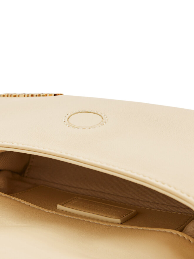 JACQUEMUS Geantă JACQUEMUS Le Petit Bambimou 233BA335-3073 Écru
