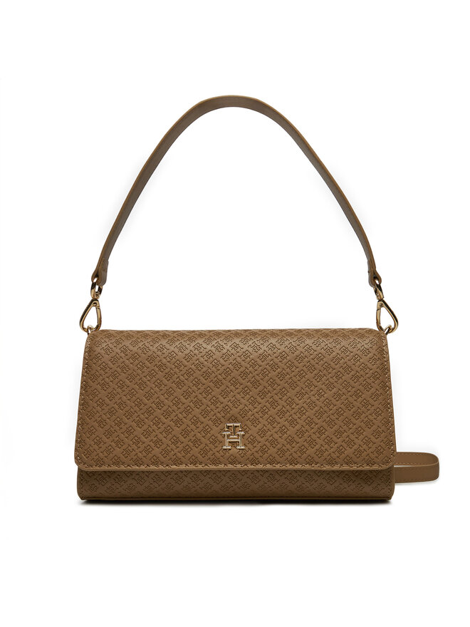 Tommy Hilfiger Ročna torba Tommy Hilfiger AW0AW16933 Rjava