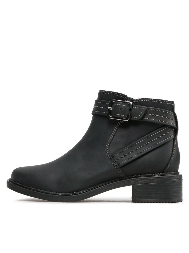 Clarks Μποτάκια Clarks Maye Strap 261680754 Μαύρο