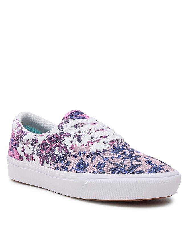 Vans multicolor canvas era shoes discount