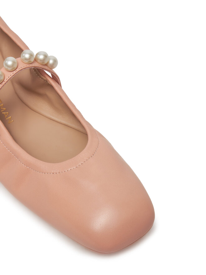 Stuart Weitzman Балетки Stuart Weitzman Goldie Ballet SF896 Бежевий