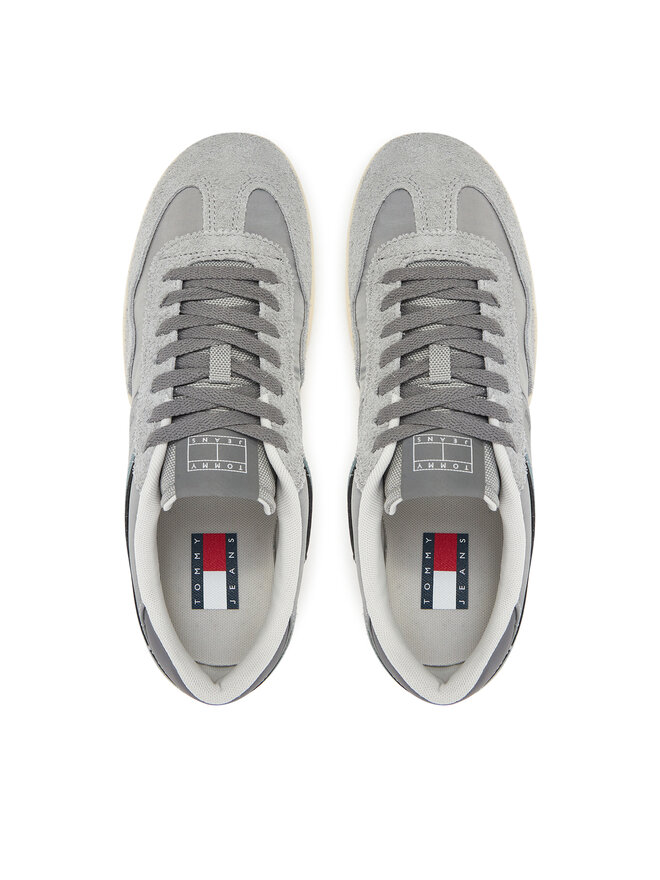 Tommy Jeans Sneakersy Tommy Jeans The Greenwich Mix Media EM0EM01606 Sivá