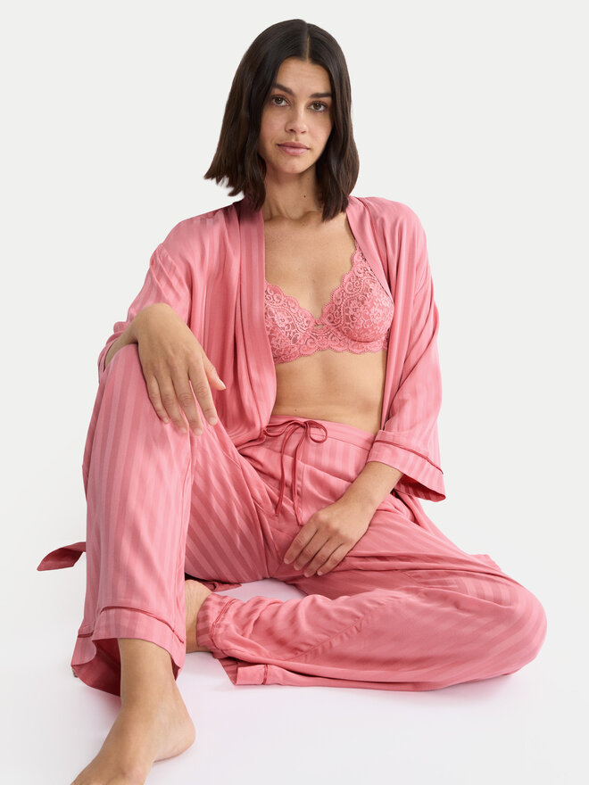 Triumph Triumph Халат Amourette Jacquard 10227267 Рожевий Relaxed Fit