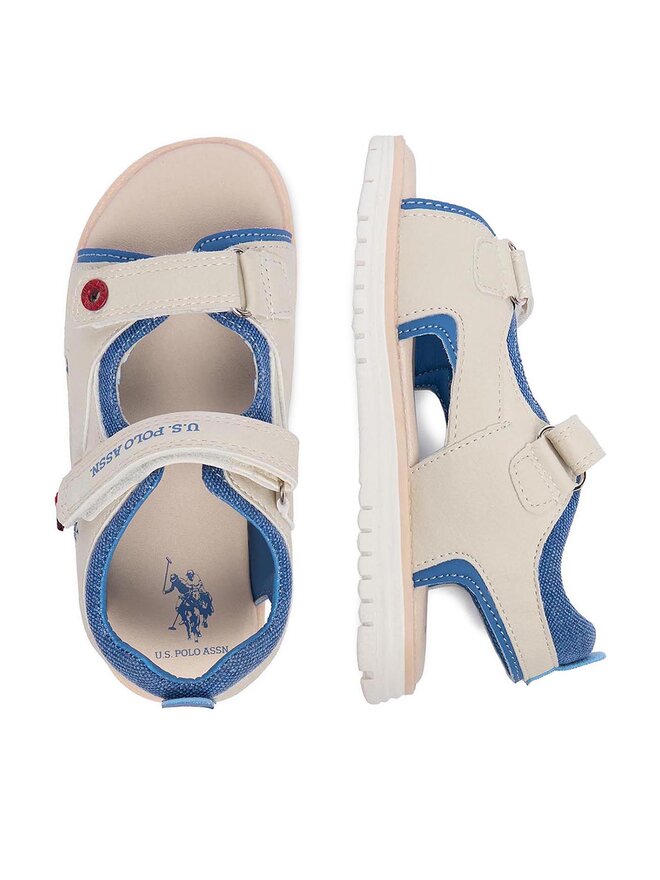 U.S. Polo Assn. Босоніжки U.S. Polo Assn. EO-GARDA003K/6Y1 Світло-сірий