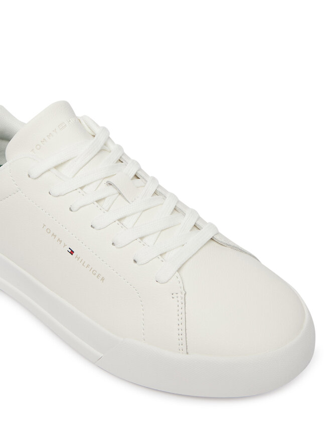 Tommy Hilfiger Sneakers Tommy Hilfiger Th Court Core Ess Leather FM0FM05367 Weiß