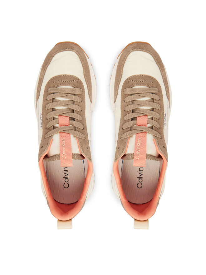 Calvin Klein Sneakers Calvin Klein Hike Runner Nylon Mix HW0HW03279 Braun