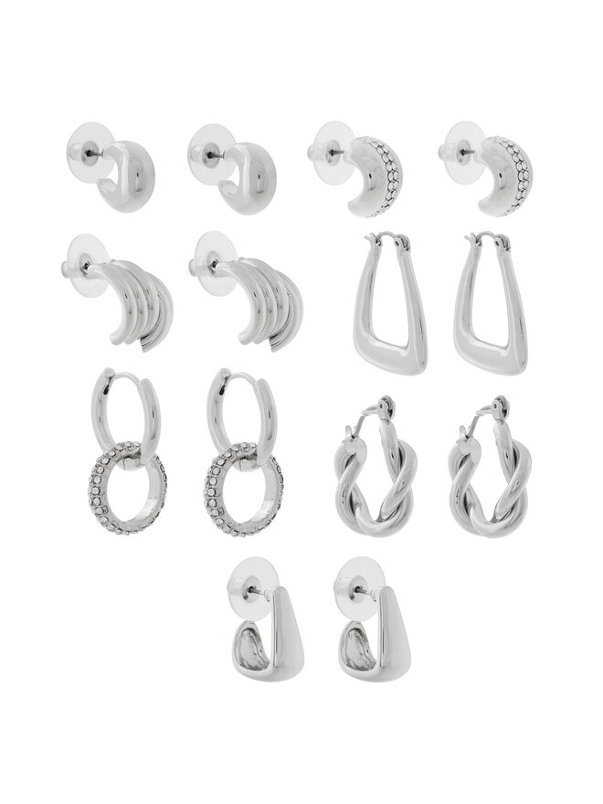 Aldo Set de 7 pares de pendientes Aldo Chicdays 13990611 Oro