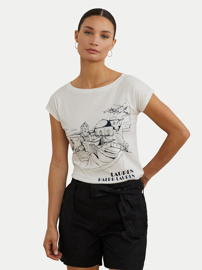 LAUREN RALPH LAUREN LAUREN RALPH LAUREN Camiseta 200971072002 Blanco Relaxed Fit
