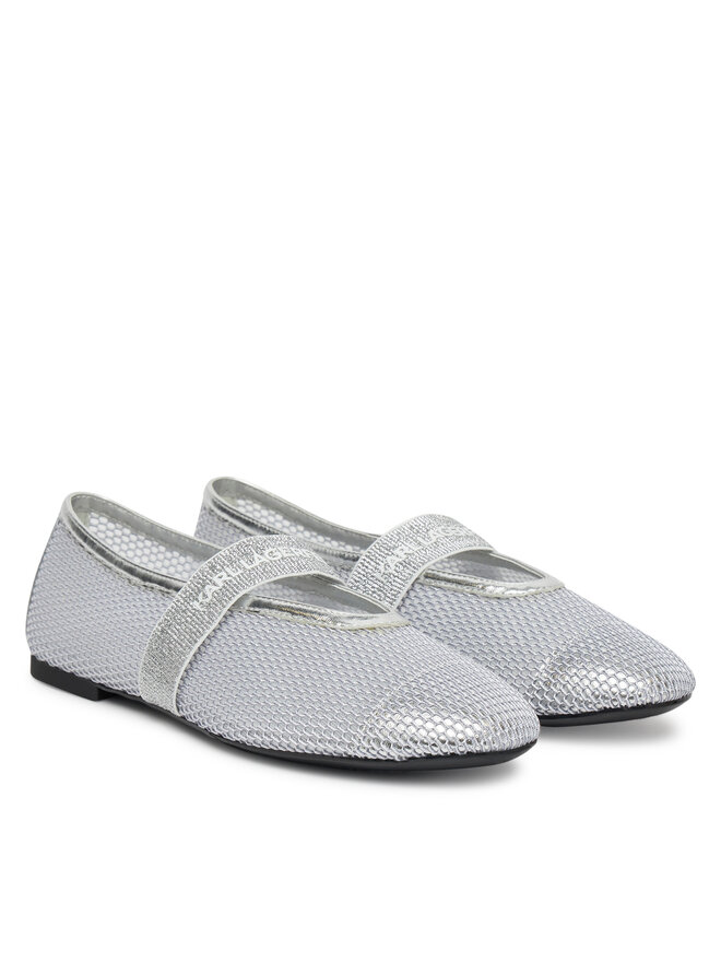 KARL LAGERFELD Balerinke KARL LAGERFELD KL40125 Srebrna
