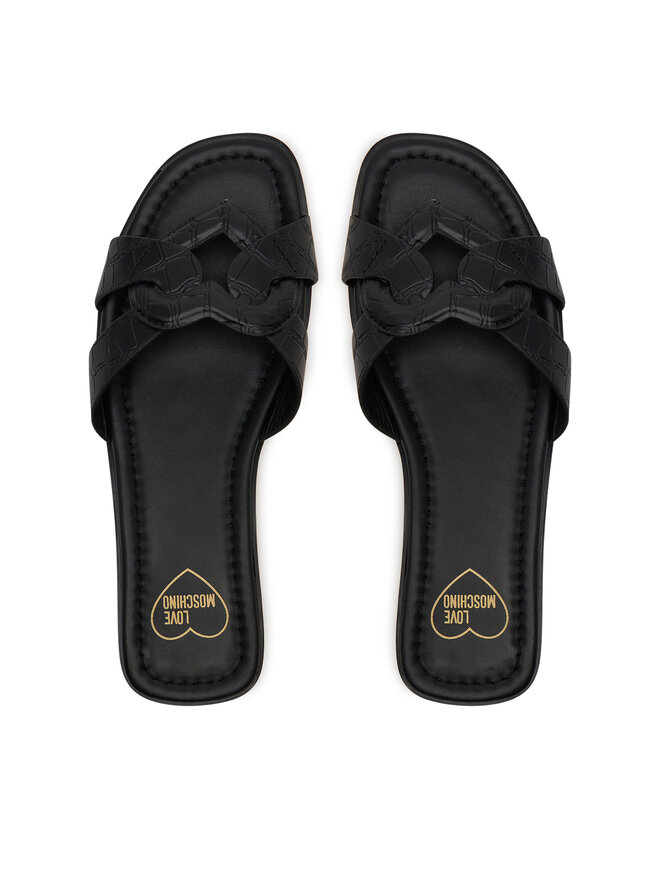 LOVE MOSCHINO Šľapky LOVE MOSCHINO JA28092G1MIB0000 Čierna