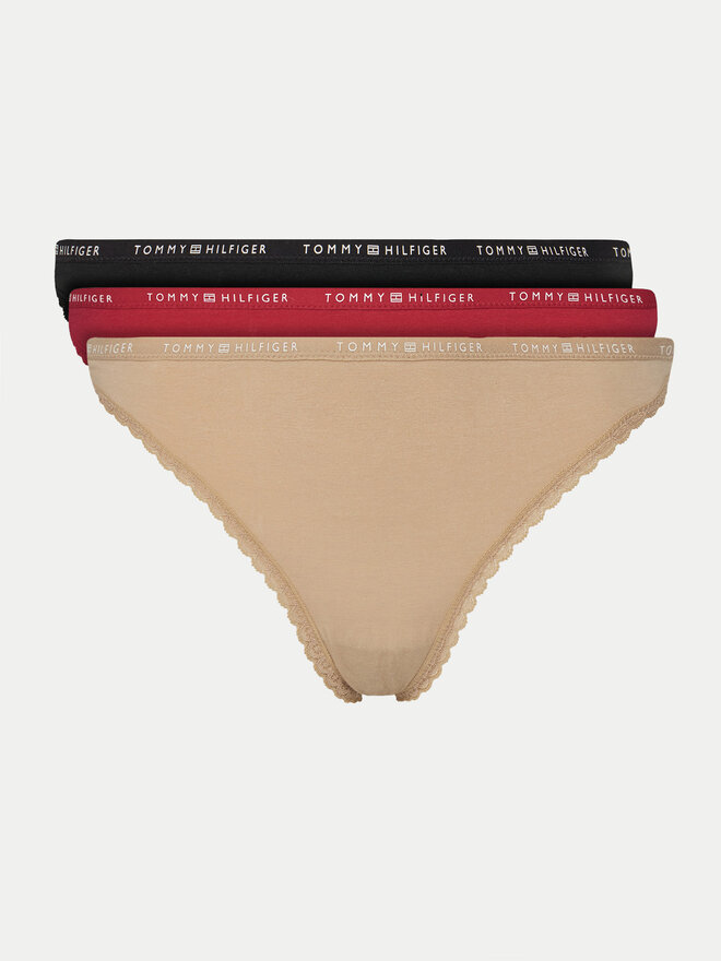 Tommy Hilfiger Tommy Hilfiger Набір з 3 пар стрінгів UW0UW05954 Кольоровий