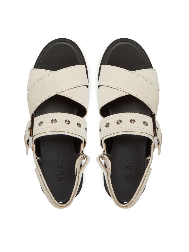 HUGO Босоніжки HUGO Kris_Sandal_BKSD 50541753 Écru