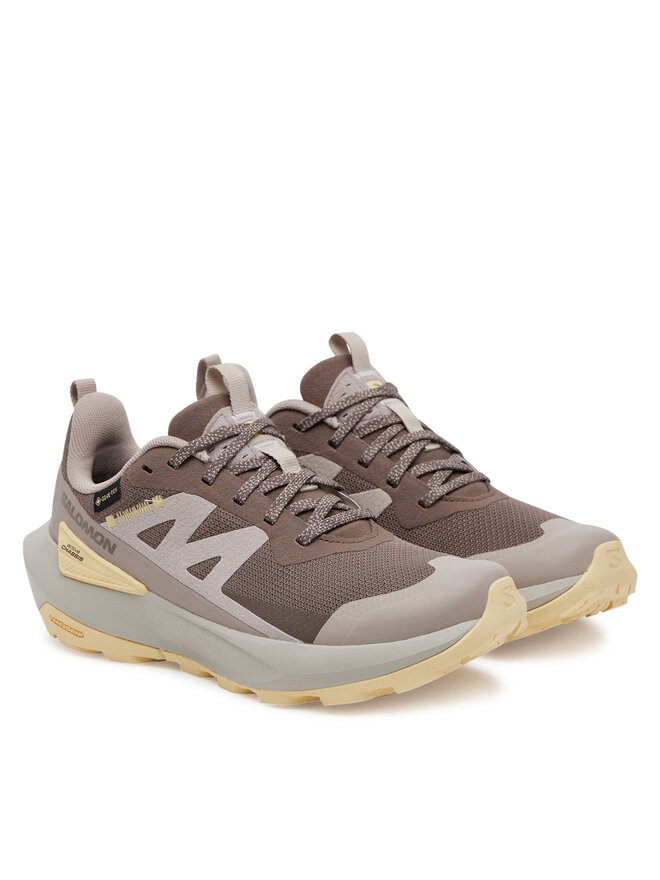 Salomon Trekingová obuv Salomon Elixir Activ Gore-Tex L47760100 Hnědá