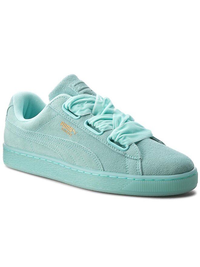 Zapatillas Puma Suede Heart Reset Wn s 363229 01 Verde zapatos.es