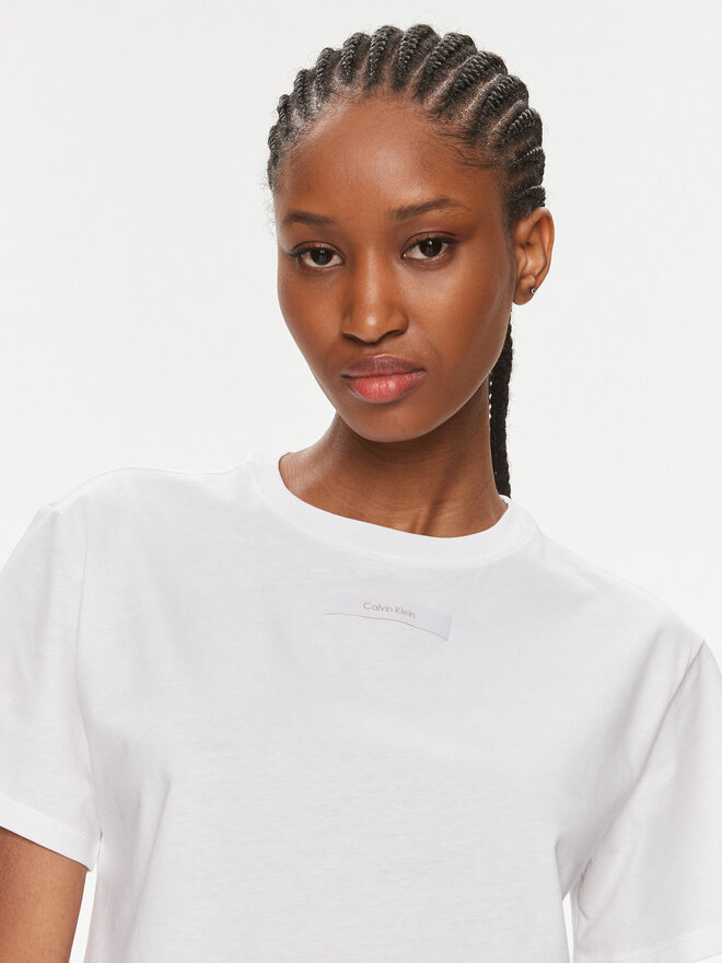 Calvin Klein Calvin Klein Camiseta Micro Logo K20K206629 Blanco Regular Fit