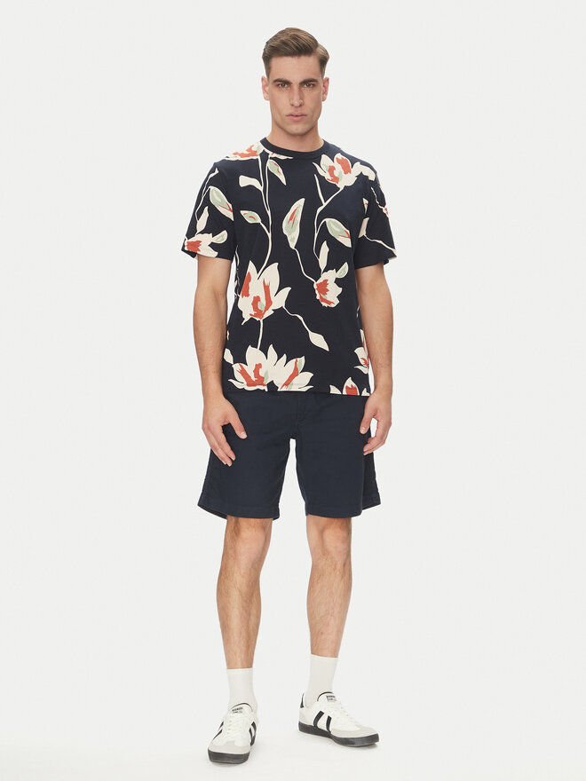 Jack&Jones Jack&Jones Majica Palermo 12279351 Mornarsko modra Regular Fit