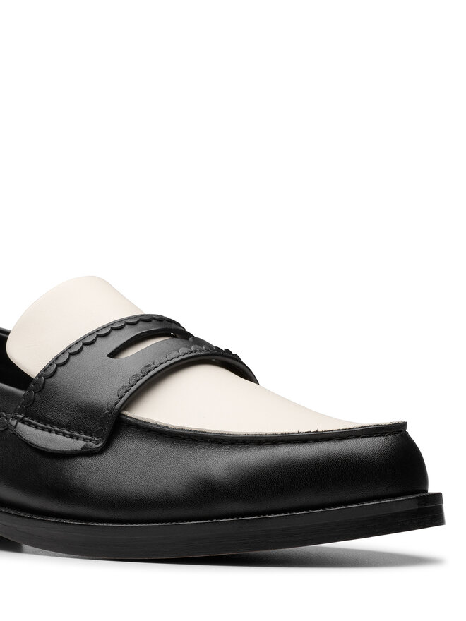 Clarks Мокасини Clarks Straven Edge 26181270 Черен