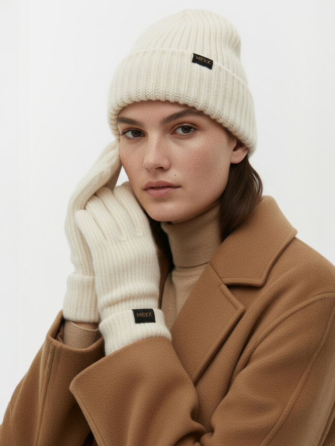 MEXX Рукавички MEXX CEO-MEXX-W6-001-AW26 Кремовий